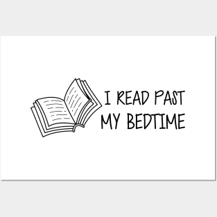 Book Reader - I read past my bedtime Posters and Art